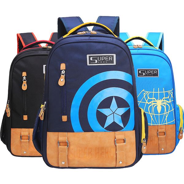 

rye time schoolbag boys and girls 1-6 grade shoulders 6-12 year old children's backpack