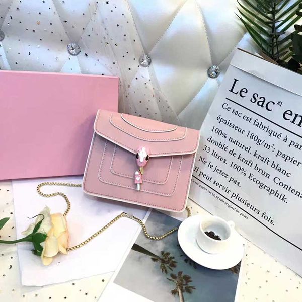 

BV brand designer purse bags lock style famous Snake head designer handbags shoulder chain cross body messenger purse fashion luxury handbag