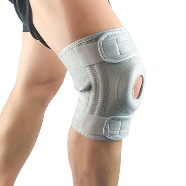 

good outdoor anti collision skid pads legs knee support riding support anti-sprain leg wrap warmer leggings protection pads nx, Black;gray