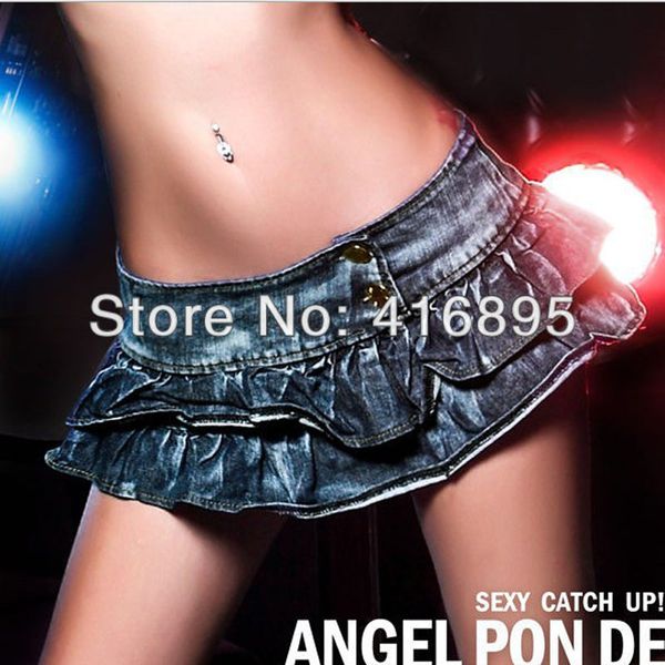 

sexy girls dance shorts denim shorts fringed pantskirt women hot sexy denim skirt short low waist spring summer 12220213, White;black