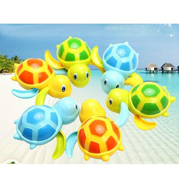 

baby shower bath tortoise animals water clockwork floating toys fir children kids swimming paddle game beach fish toy