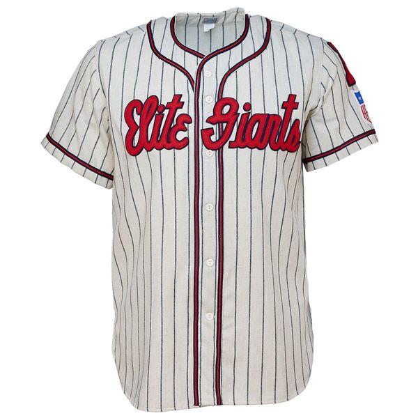 

Baltimore Elite 1945 Home Jersey 100% Stitched Embroidery Logos Vintage Baseball Jerseys Custom Any Name Any Number Free Shipping