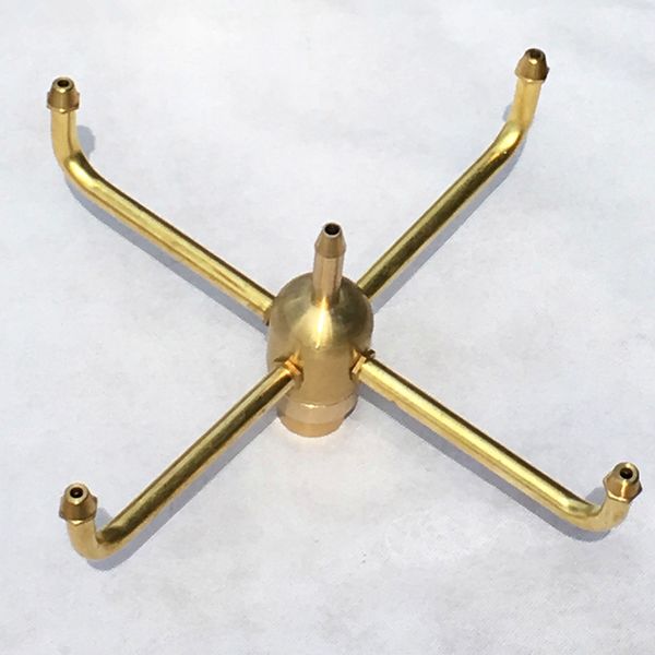 

new 2" dn50 brass flat head rotating moving fountain nozzle sprinkler spray head garden pond