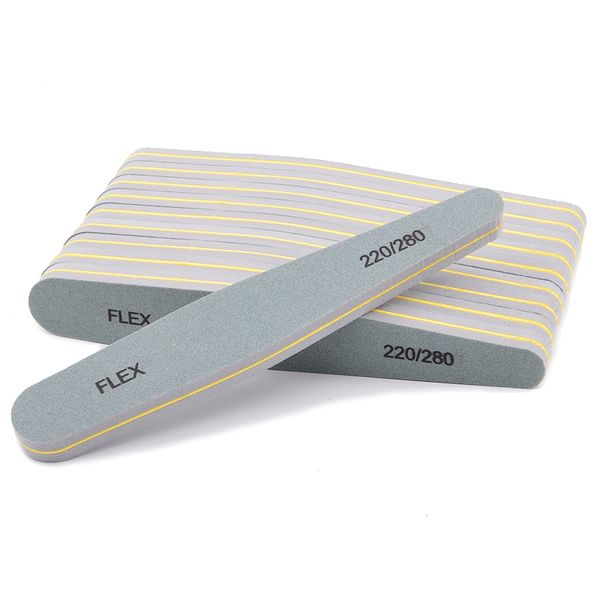 

25pcs green nail file block 220/280 grits sanding files buffer double side nail care buffing art pedicure manicure tools