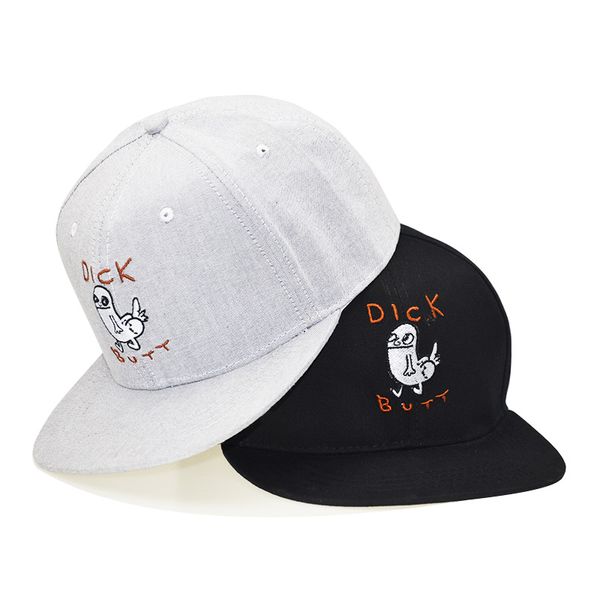 

original grey cartoon image cool hip hop cap men women hats vintage embroidery character baseball caps gorras planas bone snapba, Blue;gray