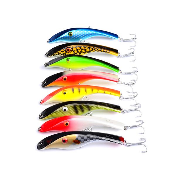 

14.5cm 41g fishing lures pencil and vib artificial wobblers crank bait fishing tackle 3d eyes abs pesca bait with carbon steel hook