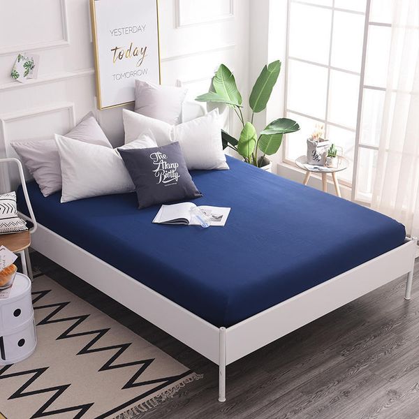

home textile fashion simple and comfortable soft breathable single fitted sheet70