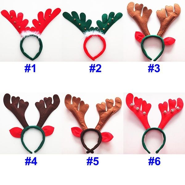 

arrival antler shape christmas antler hair band for kids and girls,red baby party supplies christmas decoration