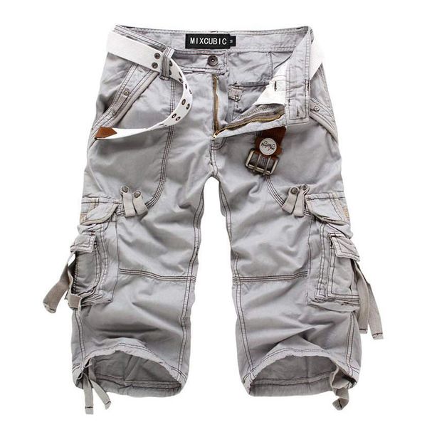 

camouflage camo cargo shorts men 2018 new mens cotton casual shorts male loose work man short pants no belt, White;black