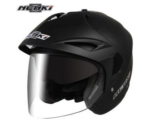 

new nenki 629 double lens men and women electric car anti-fog half helmet four seasons winter helmet motorcycle ff