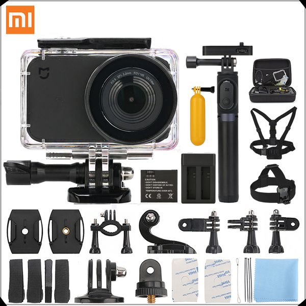 

Original Xiaomi Mi Mijia Action camera 4K /30FPS Ambarella A12S75 WiFi underwater camera waterproof camera Helmet Sport cam