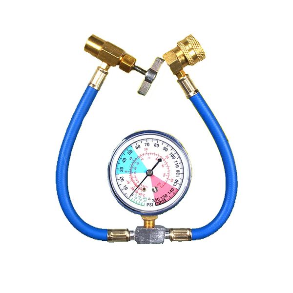 2020 Car Air Conditioner R134A Pressure Gauge Measuring Quick