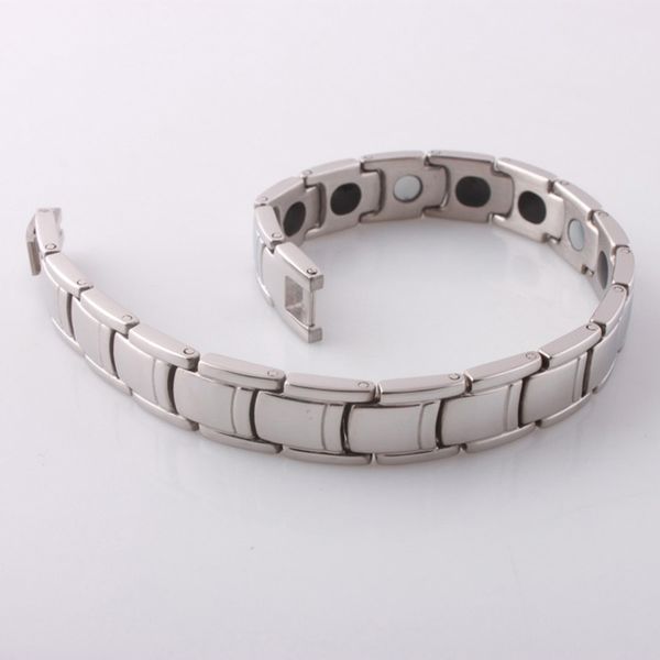 

germanium bracelet for men & women energy magnet jewelry health energy stainless steel jewelry 6 kinds sale price, Golden;silver