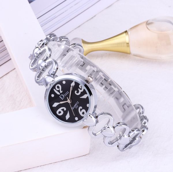 

new brand watches women fashion luxury watch women bracelet watch simple quartz wristwatches dress watches montre femme, Slivery;brown