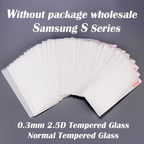 

0.3 mm 2.5 D нормальный закаленное стекло-Экран протектор для Samsung S3 S4 S5 S6 S6 край S7 S7 кра