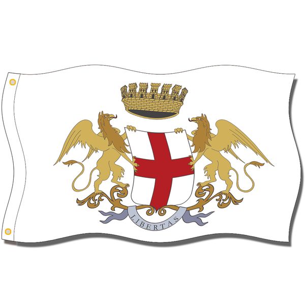 

good flag]genoa flags 3x5ft 150x90cm 100% polyester,canvas head with metal grommet,used indoors or outdoors