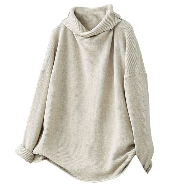 

осень зима футболка женская мода водолазка вязание футболки топы новый милый женский повседневная смешанные сплошной цвет топы, White