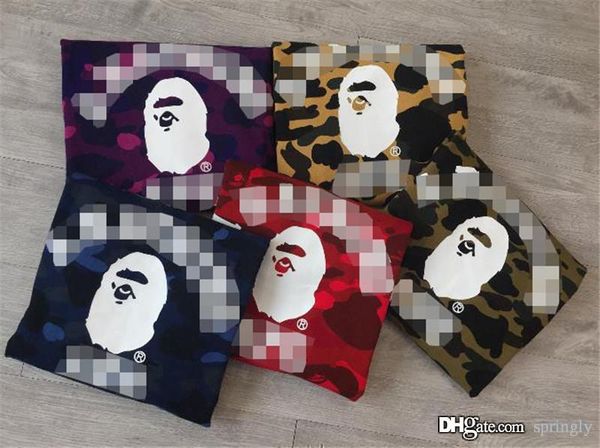 

lovers a bathing bap ape camo sweater hoodie cotton sweatshirts coat jacket, Black