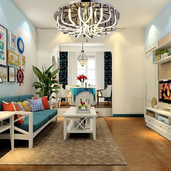 

2018 new style mounted led celing light led downlight chrome with arylic high bright fashion style