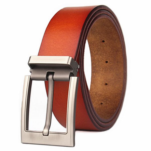 

2018 big size 135 140cm extension men's full leather belt men's needle buckle pure cowhide 3.8cm wide brown for big and tall men, Black;brown