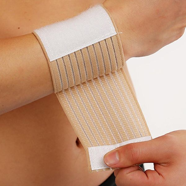 

1pcs elastic bandage cotton hand sport wristband gym fitness support wrist brace wrap carpal tunnel wrist protector, Black;red