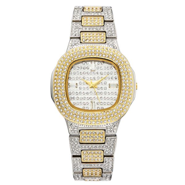 

Brand watch quartz ladie gold fa hion wri t watche diamond tainle teel women wri twatch girl female clock hour