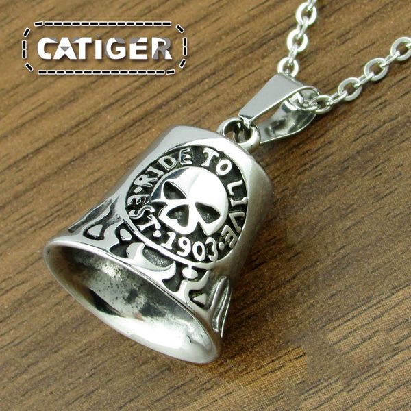 

Live to ride kull tinkle bell pendant tainle teel motorcycle biker new arrival jingle bell pendant chain for