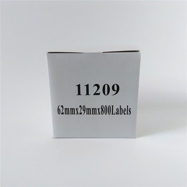 

60 x rolls brother dk 11209 dk-11209 dk11209 dk-1209 dk 1209 dk1209 compatible labels size:29mm x 62mm with holder
