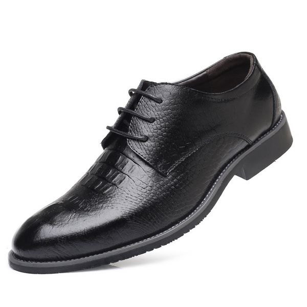 Designer-Krokodilschuhe der italienischen Marke Oxford-Schuhe für Herren, echte Lederschuhe für Herren, formelle Zapatos de hombre, Calzado hombre sepatu pria