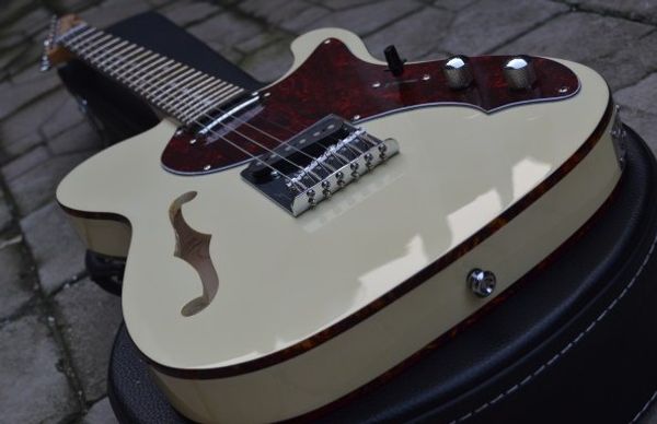 

2013-new style telecaster hollow jazz electric guitar 016