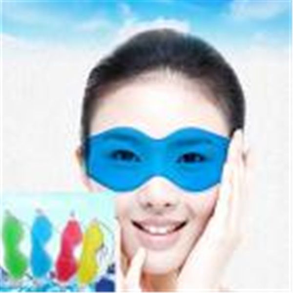 

2018 gel cool eye mask pack warm heat soothing tired eyes patch wonderful cover gifts #0718, Blue;gray
