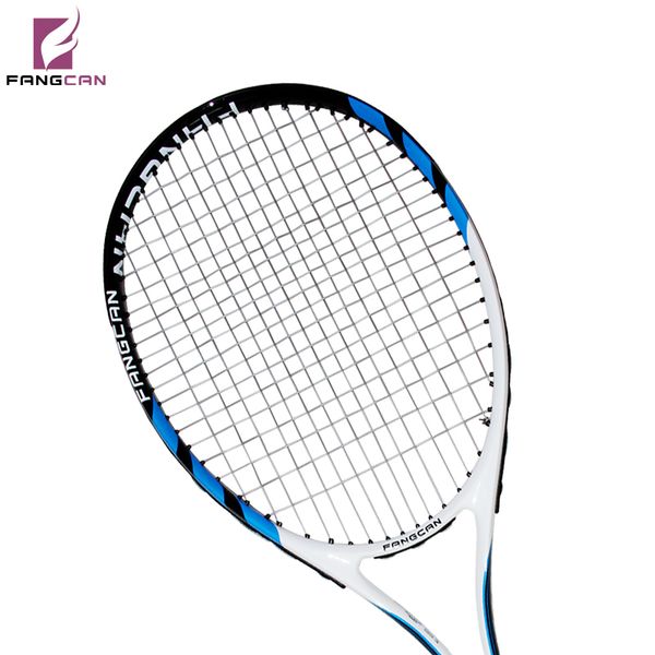 

fangcan super a8 carbon aluminum composite tennis racket blue color with string and within full cover