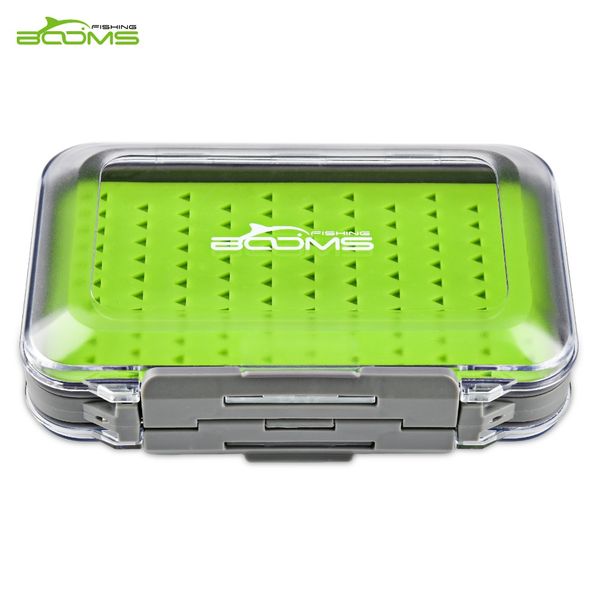 

booms fishing fishing box waterproof double side and silicone insert tackle boxes transparent plastic box lure hook case