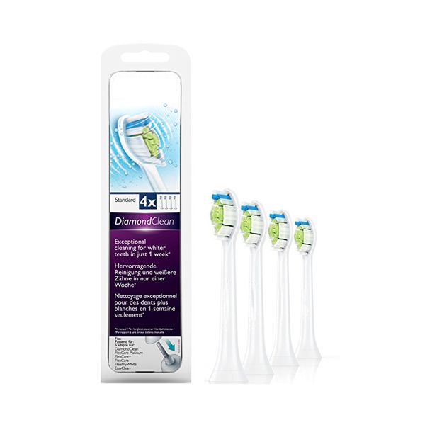 

sonicare toothbrush heads pro results standard 4 brush heads hx6064 new standard toothbrush head