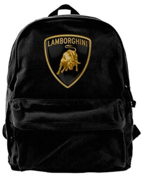 

Lamborghini логотип для мужчин женщин мода холст рюкзак дорожная сумка школьная сумка рюкзак вещевой сумки дизайнер сумки