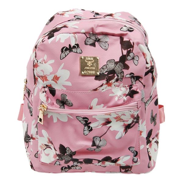 

2017famous brands new women's leisure campus wind printing backpack woman's backpack
