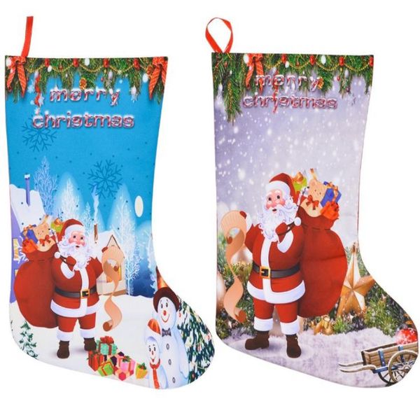

christmas stocking gift bags felt cloth christmas tree sock xmas candy storage bag festive party supplies xmas decorations bag