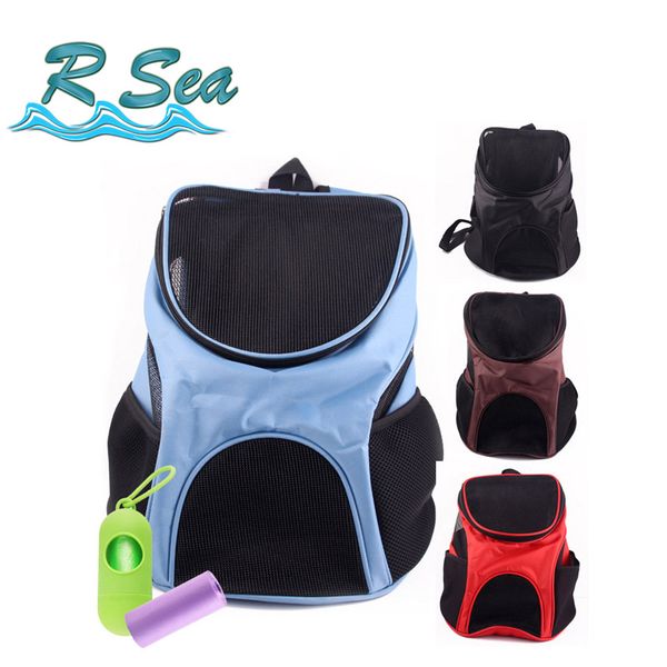 

pet travel backpack foldable out carrying bag cat dog house cave pet chest backpack puppy product with a pills and garbag free