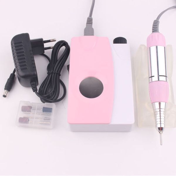

led rechargeable electric nail drill machine polisher manicure pedicure tool set