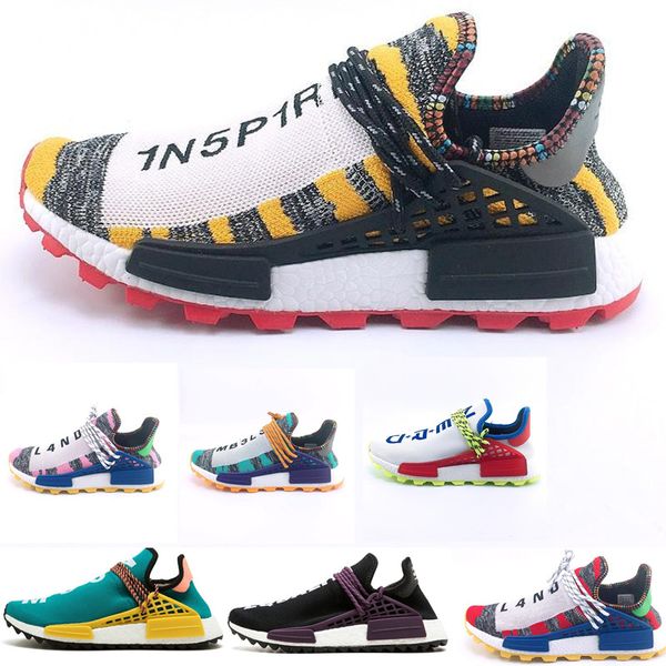 

NMD Human Race Hu Trail Pharrell Williams Peace 2018 Новый мужской дизайнер Спортивные кроссовки для муж