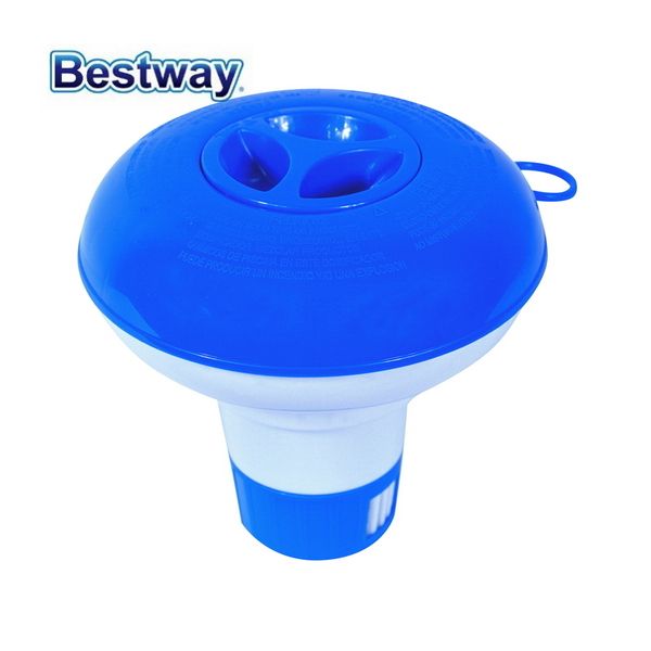 

58210 ay 12.5cm floater 5" floater dispenses up to 2.5cm(1") cl or br tablets adjustable sanitizer level