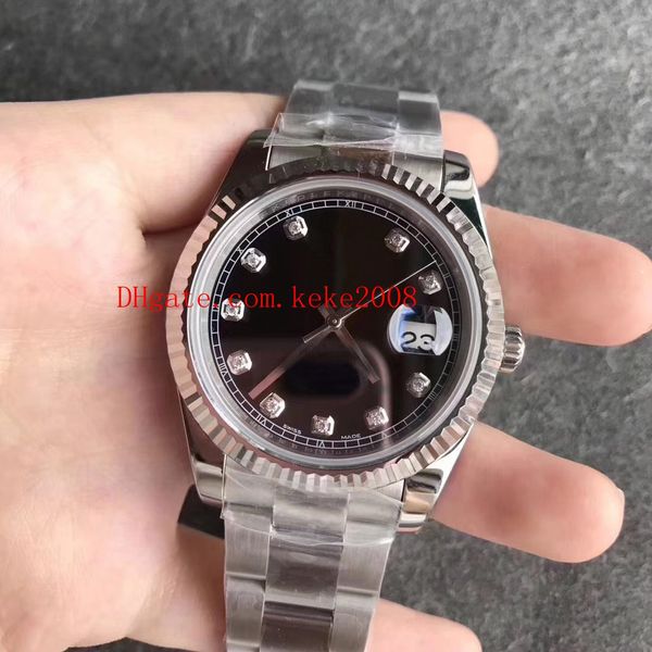 

wristwatches ewf v3 40mm president 116234 126334 steel stainless cal.3235 movement automatic men watch watches, Slivery;brown
