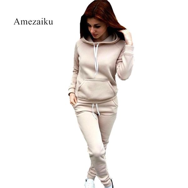 

o-neck womens sweatshirt sweat suit two piece set conjunto feminino fleece tracksuits casaul tracksuit women 2 piece set and pants, Gray
