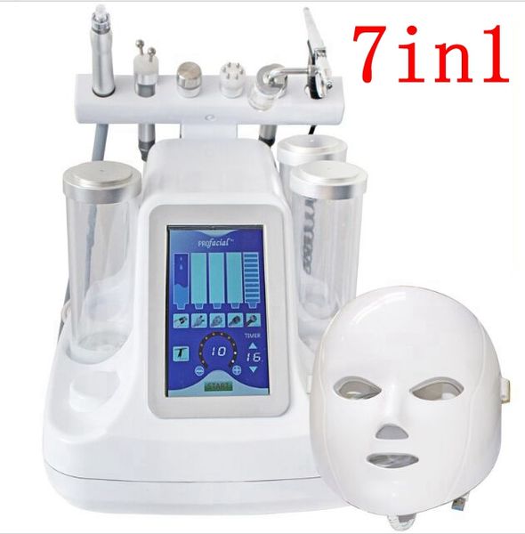 

new 7in1 water dermabrasion skin oxygen therapy equipment facial spas hydro dermabrasion salon face deep clean water peel machine