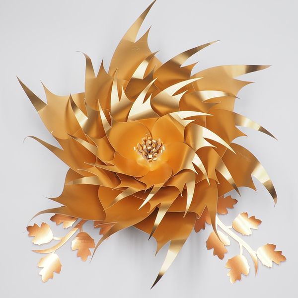 

1 pcs flower+2pcs leaves giant paper flowers nursery wall decor weding party decor bridal shower baby p backdrop deco