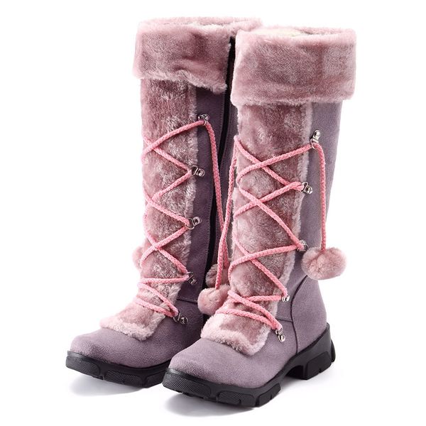 

women snowshoes thigh high boots shoes keep warm zipper snow boots plus size winter female botines mujer 2018 #415, Black