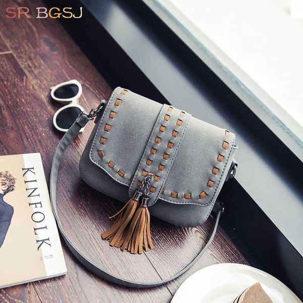 

wholesale- popular trend woman satchel handbag messenger hobo small mini brief leather tassel shoulder bag