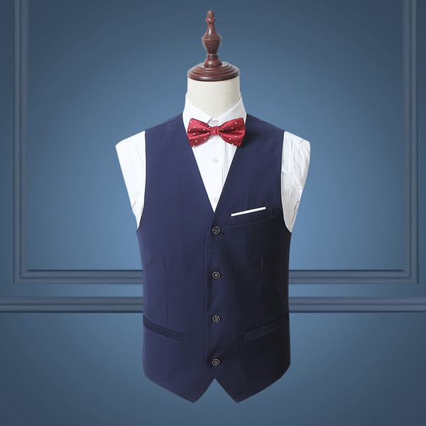 

2018 мужчины костюм жилеты slim fit формальные свадебные костюмы жилет мужские плюс размер 6xl мода хорошее качество твердые жилет мужчины п, Black;white