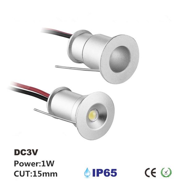 

1W Миниый свет пятна шкафа, вырез степени 15mm фары 30/120 потолка, DC3V / 300mA вход LED мебель