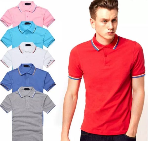 

2018 новый летний мужчины Polo FRED Марка вышивка рубашка с коротким рукавом топы отлож